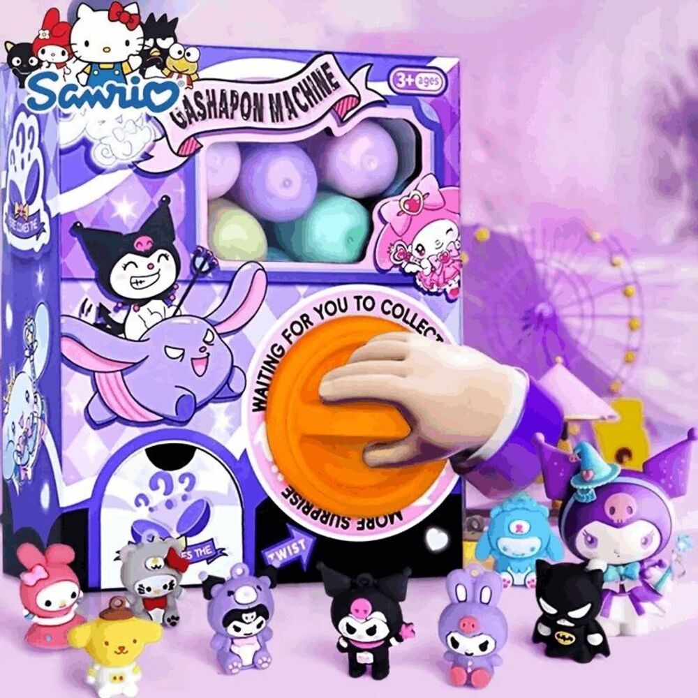 Sanrio Kuromi Cute Gachapon Machine Figurine Capsule Toy